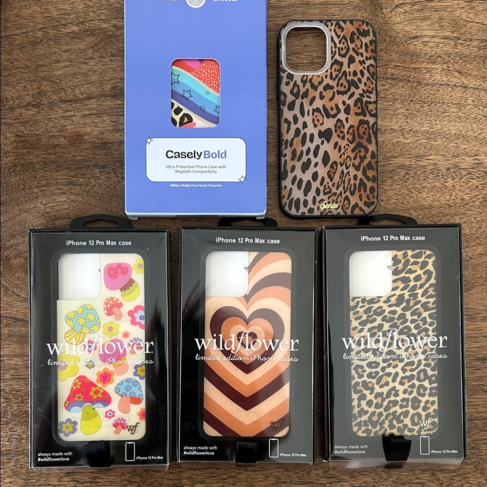 Wildflowers iPhone 12 Pro Max, Sonix and Casely phone cases